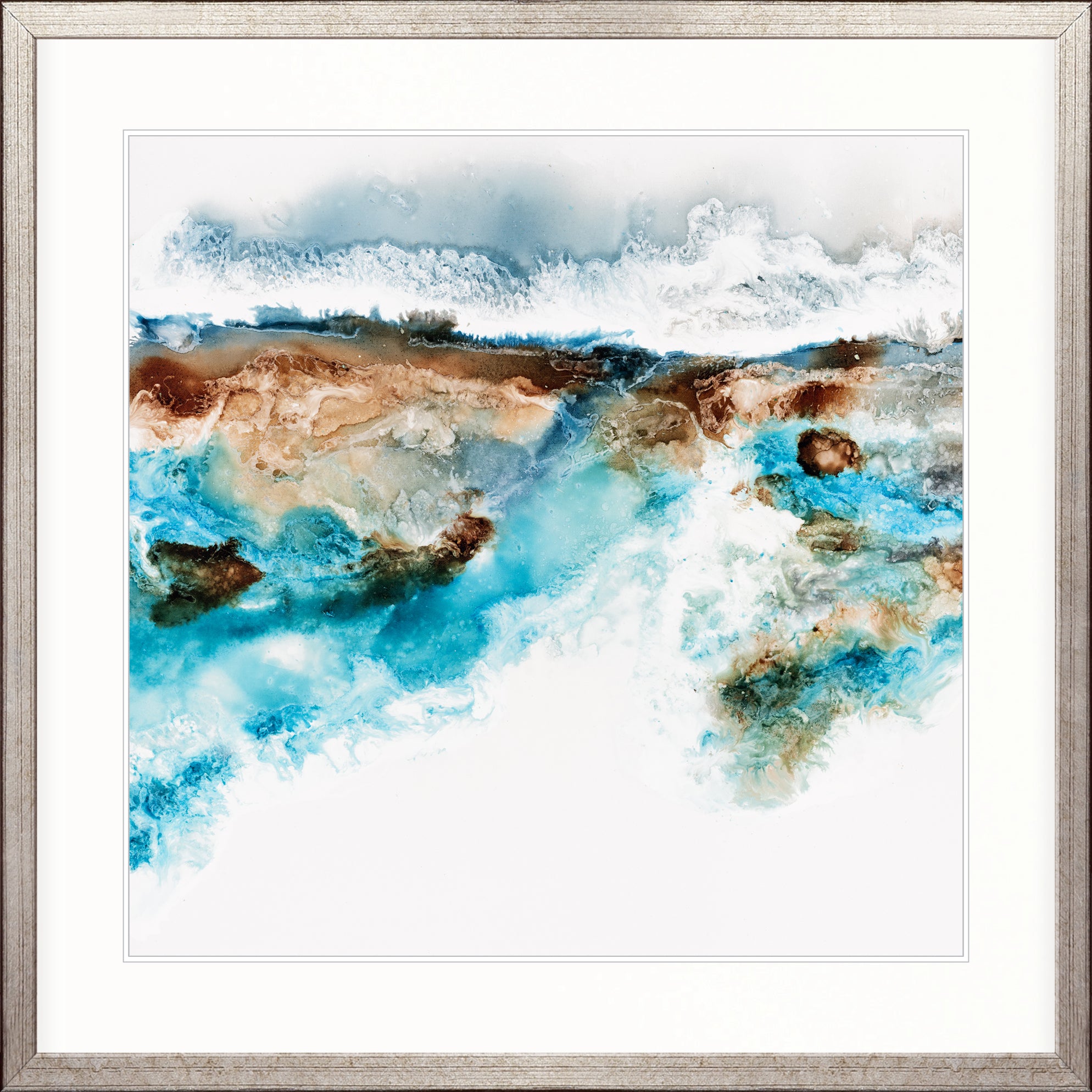 Coastal Crest II X-Large (1015mm W x 1015mm H) / Clear Acrylic