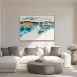 Coastal Crest III (Canvas) Large (860mm W x 860mm H)