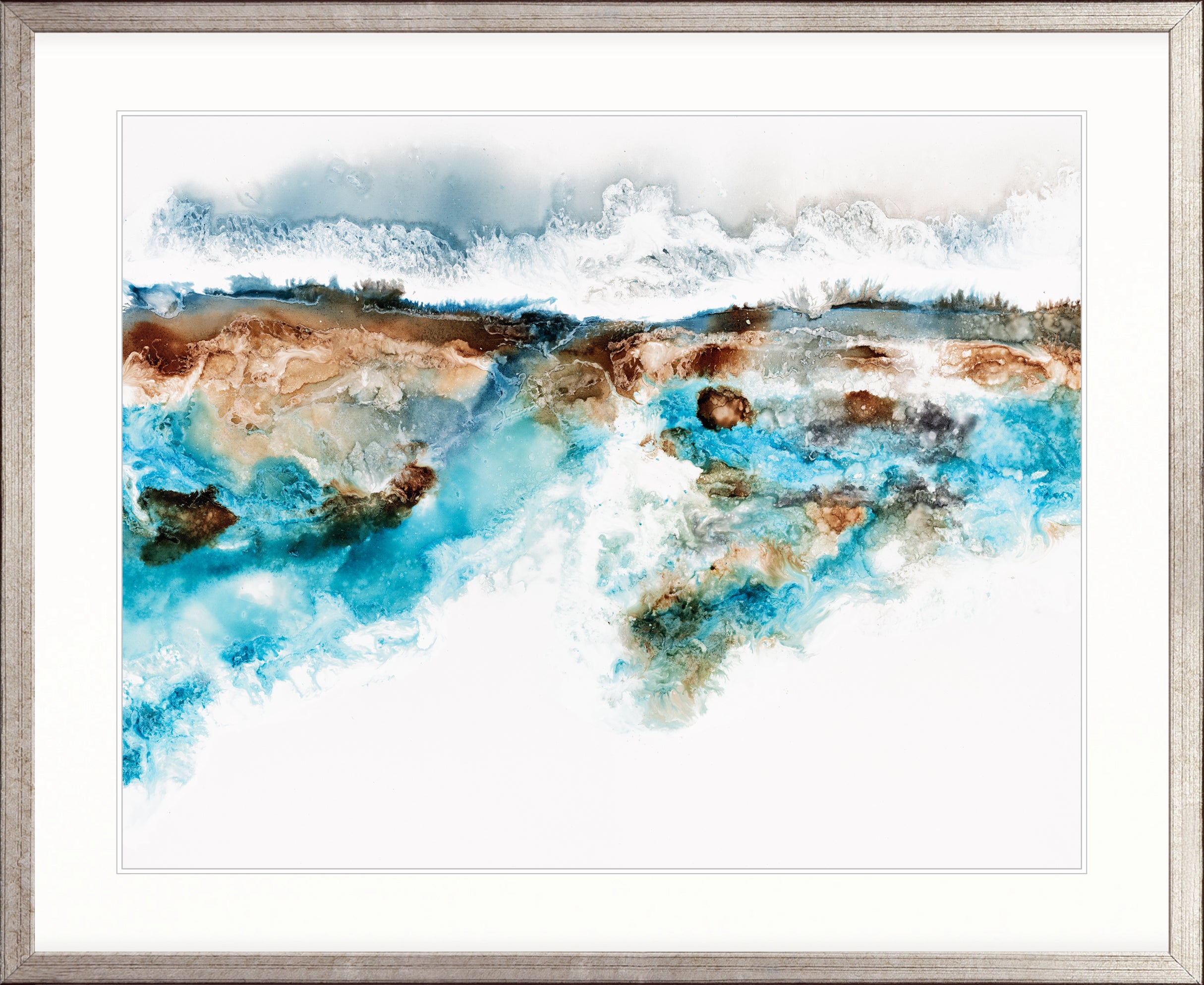Coastal Crest III X-Large (1015mm W x 1015mm H) / Clear Acrylic