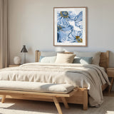 Cortona Floral II Small (465mm W x 560mm H) / Standard Clear Glass