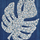 Leaf Motif XII (Navy)