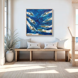 Water Dance VI (Canvas) Large (860mm W x 860mm H)