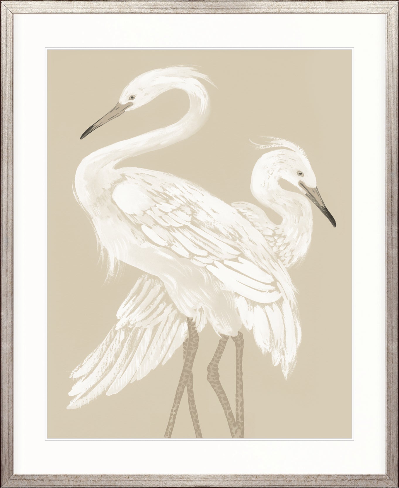 Deux Herons I