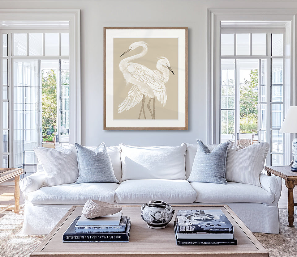 Deux Herons I
