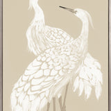 Deux Herons II (Canvas) Large (903mm W x 1109mm H)