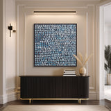 Dhaagun Earth I (Canvas) Large (860mm W x 860mm H)