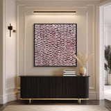 Dhaagun Earth IX (Canvas) Large (860mm W x 860mm H)