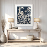 Divine Batik III Small (465mm W x 560mm H) / Standard Clear Glass