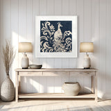 Divine Batik IV Small (550mm W x 550mm H) / Standard Clear Glass