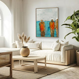 The Divers I (Canvas) Large (903mm W x 1109mm H)