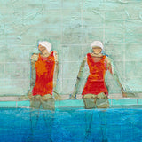 The Divers II (Canvas) Large (903mm W x 1109mm H)