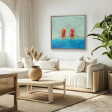 The Divers VI (Canvas) Large (860mm W x 860mm H)