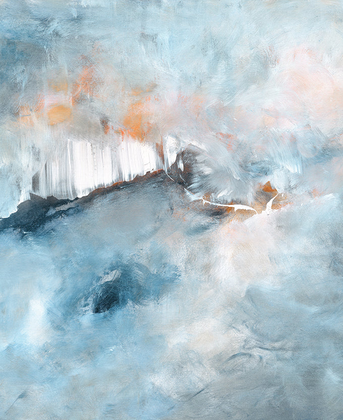 Duvall Abstract VIII Small (465mm W x 560mm H) / Standard Clear Glass