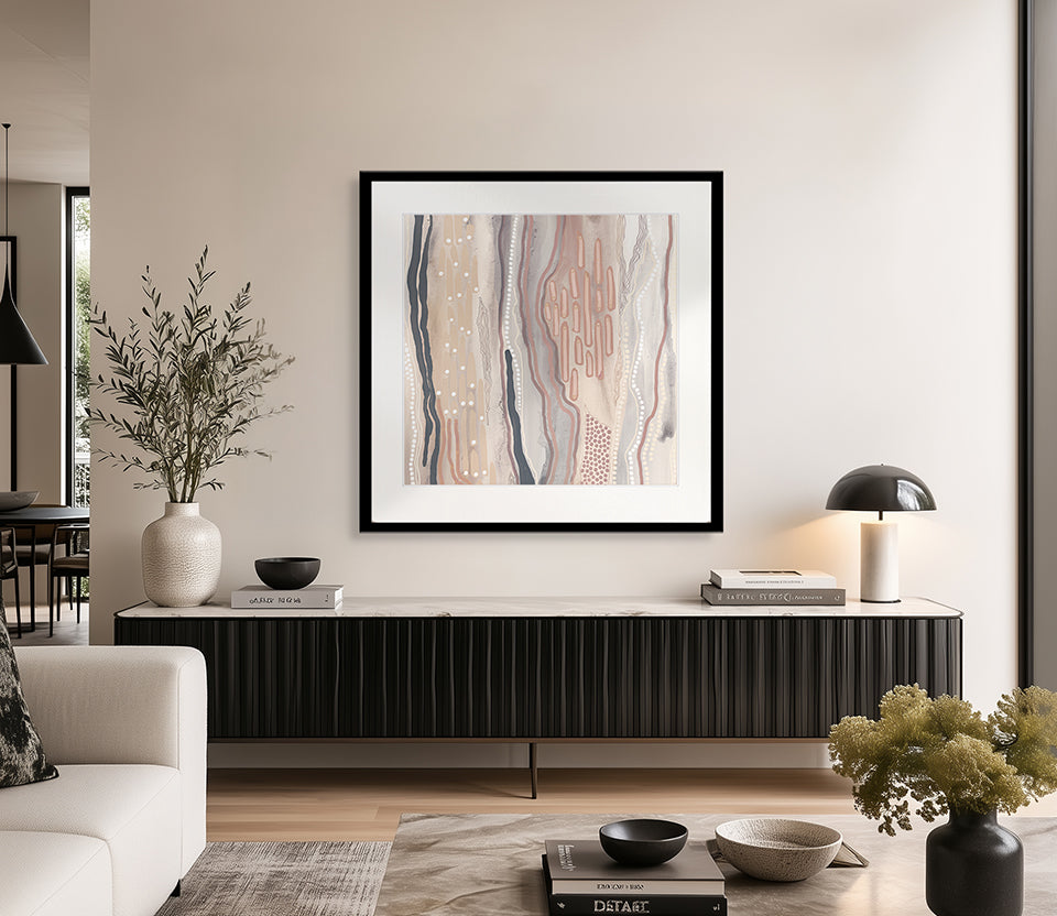 Echoes of Country V X-Large (1000mm W x 1400mm H) / Clear Acrylic