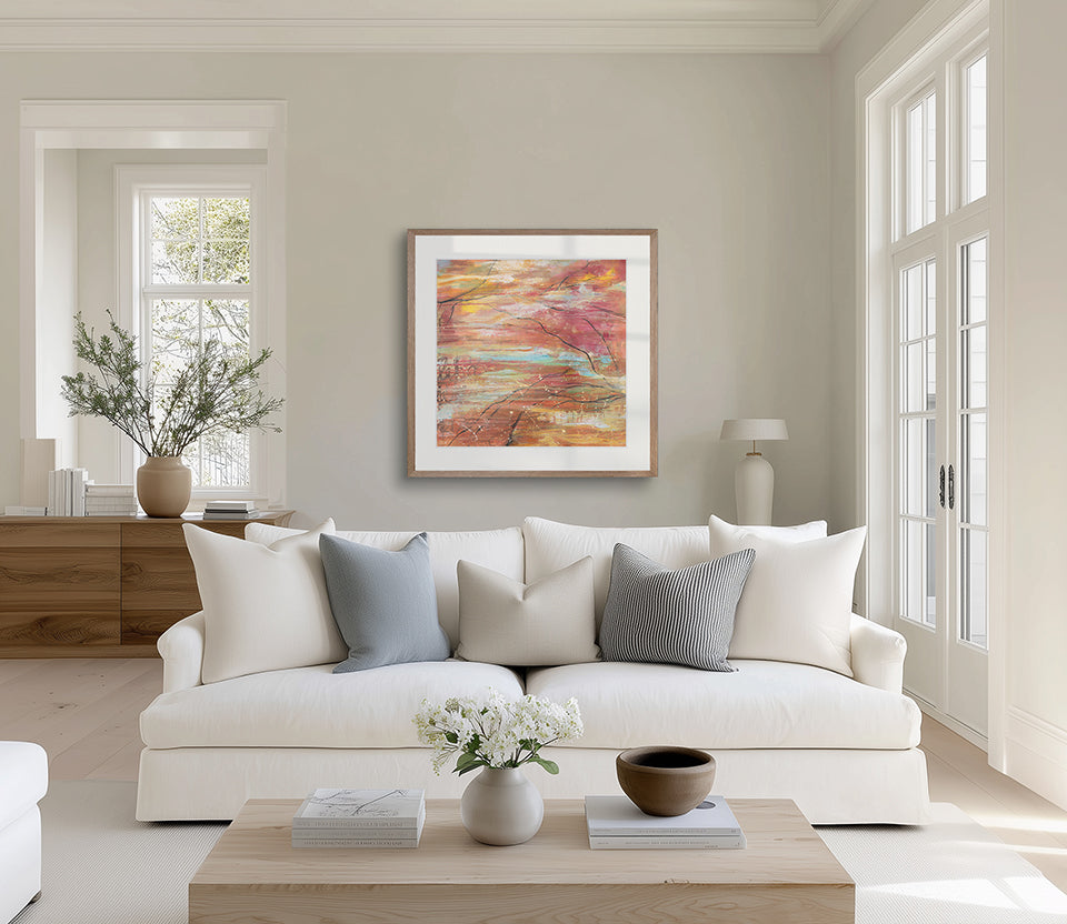 Elio Abstract I X-Large (1050mm W x 1050mm H) / Clear Acrylic