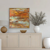 Elio Abstract II (Canvas) Large (860mm W x 860mm H)