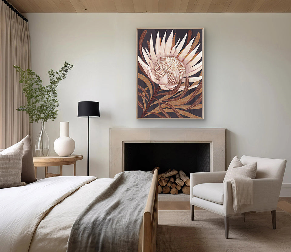 Ember Floral I (Canvas)