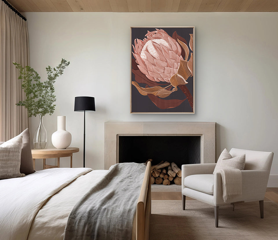 Ember Floral II (Canvas)