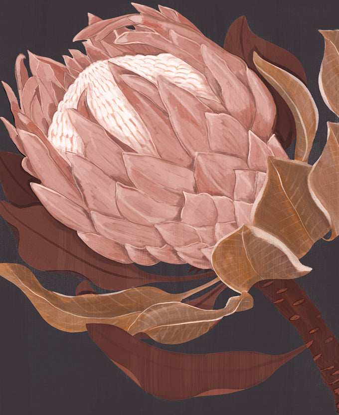 Ember Floral II (Canvas)