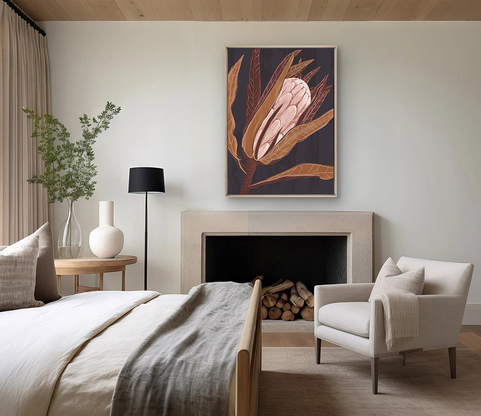 Ember Floral III (Canvas)