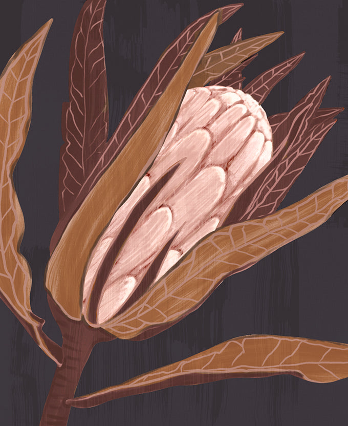 Ember Floral III (Canvas)