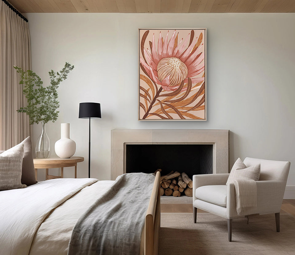 Ember Floral IV (Canvas)