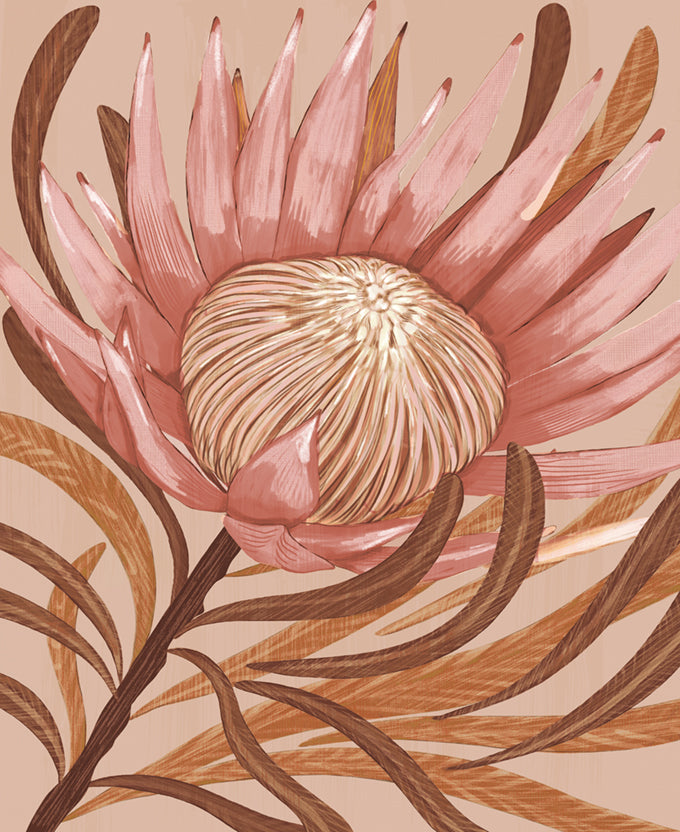 Ember Floral IV (Canvas)