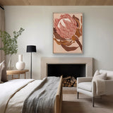 Ember Floral V (Canvas) Large (903mm W x 1109mm H)