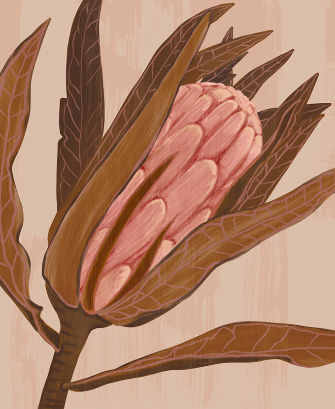 Ember Floral VI (Canvas)