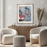 Espen Abstract I Small (465mm W x 560mm H) / Standard Clear Glass