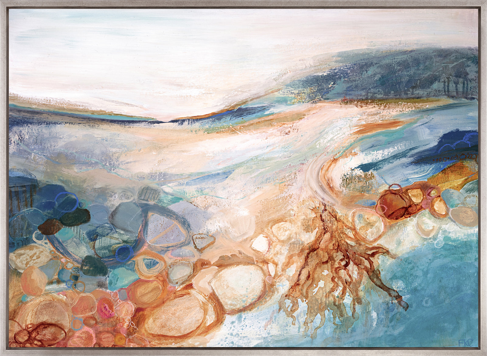 Estuary Abstract I (Canvas)