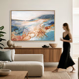 Estuary Abstract I (Canvas) Large (1109mm W x 903mm H)