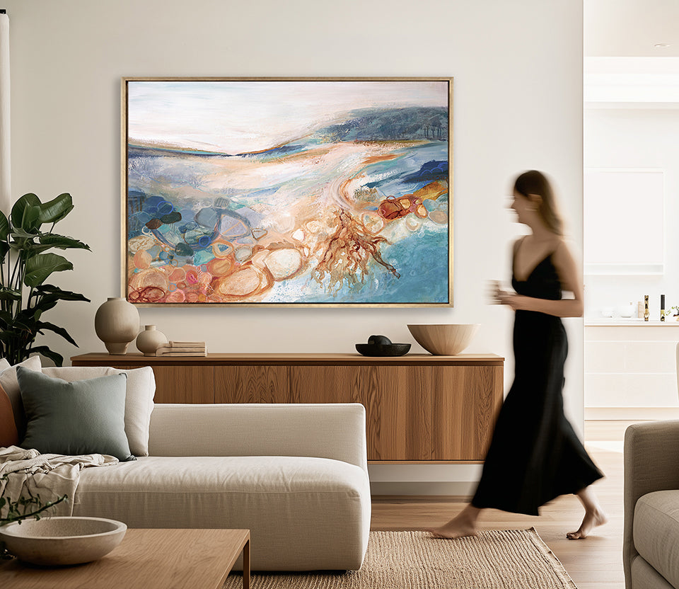 Estuary Abstract I (Canvas)