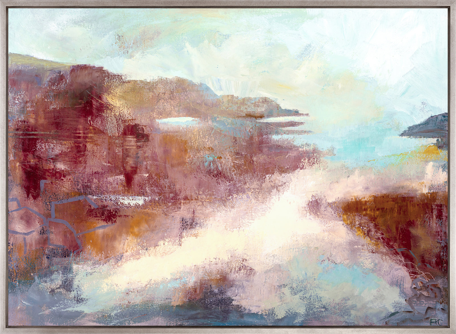 Estuary Abstract II (Canvas)