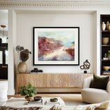 Estuary Abstract II X-Large (1000mm W x 1400mm H) / Clear Acrylic
