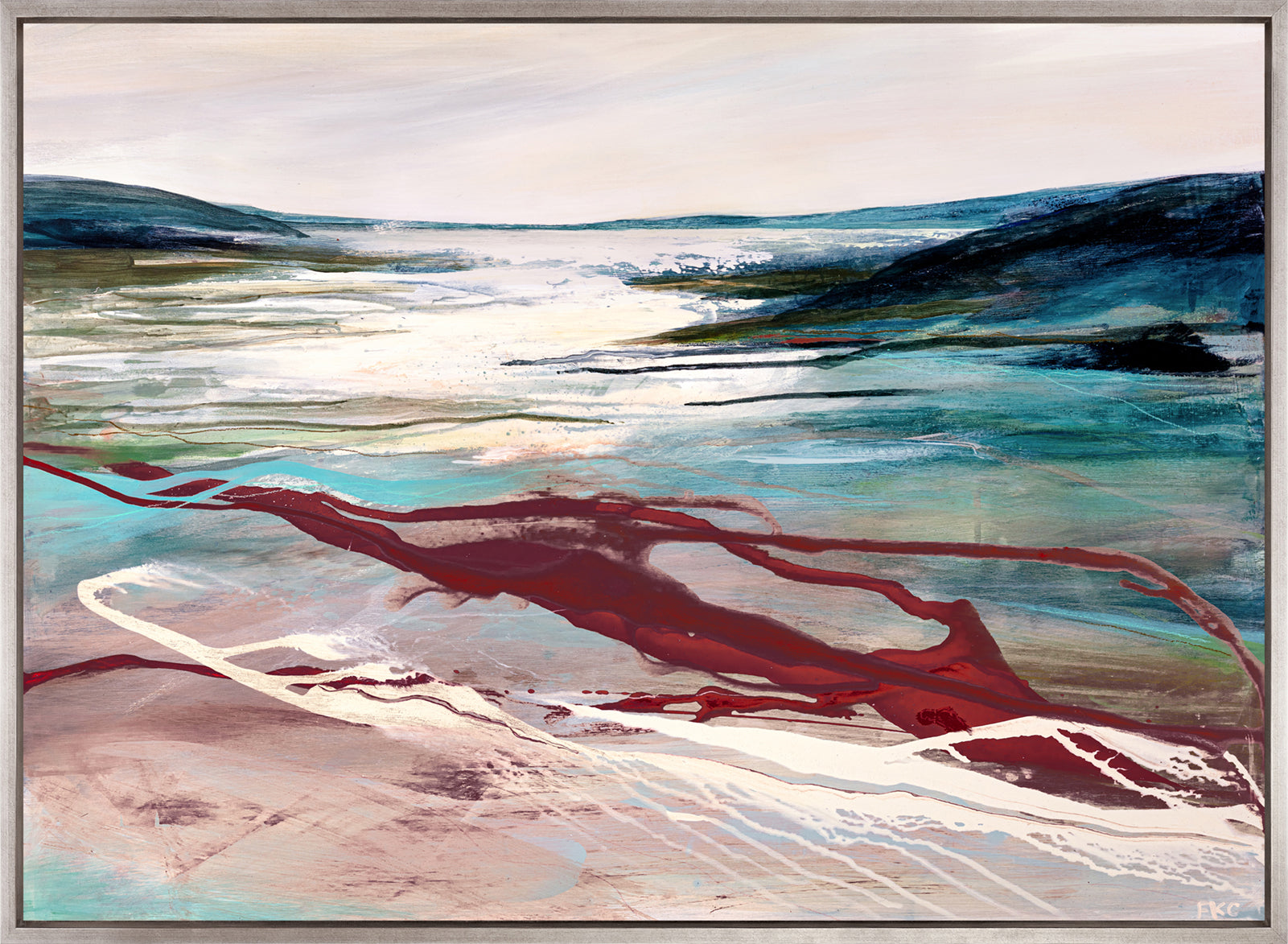 Estuary Abstract III (Canvas)
