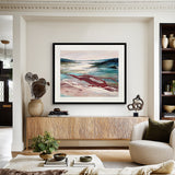 Estuary Abstract III X-Large (1000mm W x 1400mm H) / Clear Acrylic