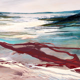 Estuary Abstract III X-Large (1000mm W x 1400mm H) / Clear Acrylic