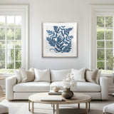 Fern Whisper I Small (550mm W x 550mm H) / Standard Clear Glass