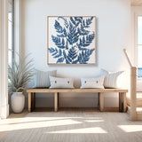 Fern Whisper II (Canvas) Large (860mm W x 860mm H)