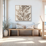 Fern Whisper IV (Canvas) Large (860mm W x 860mm H)