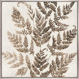 Fern Whisper V (Canvas) Large (860mm W x 860mm H)