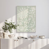 Filigree Floral VII (Canvas) Large (903mm W x 1109mm H)