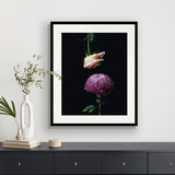 Floral Lens I Small (465mm W x 560mm H) / Standard Clear Glass