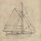 Fourwinds Sail V (Canvas) Large (903mm W x 1109mm H)