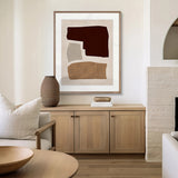 Fragments Abstract III Small (465mm W x 560mm H) / Standard Clear Glass