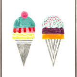 Freya Sorbet I (Canvas) Large (903mm W x 1109mm H)