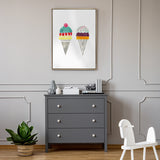 Freya Sorbet I (Canvas) Large (903mm W x 1109mm H)