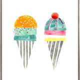 Freya Sorbet II (Canvas) Large (903mm W x 1109mm H)