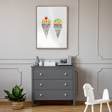 Freya Sorbet III (Canvas) Large (903mm W x 1109mm H)